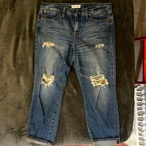 Madewell Distressed Denim Jean Size 29